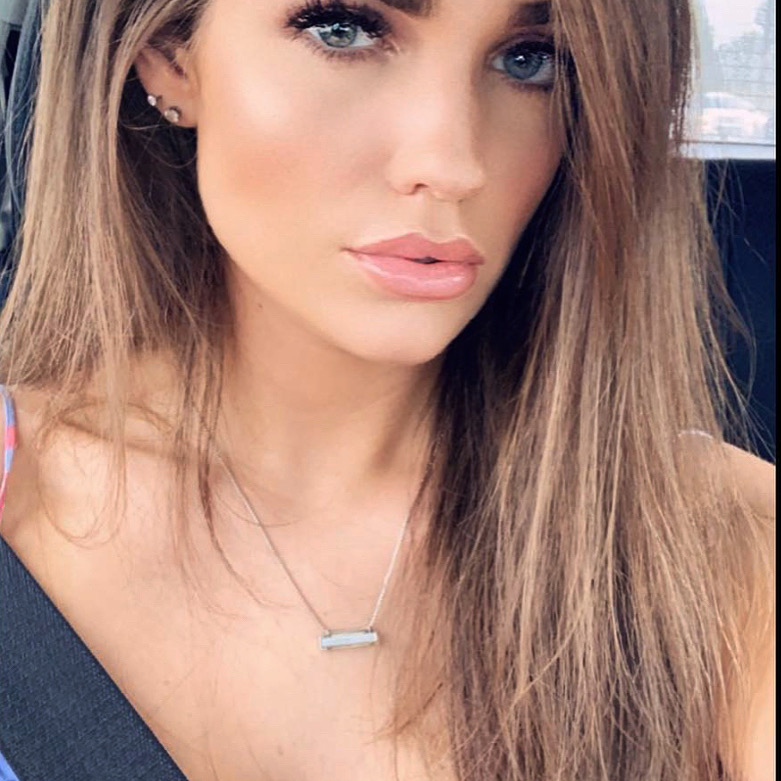 Close-up portrait of Morgan with her hair down